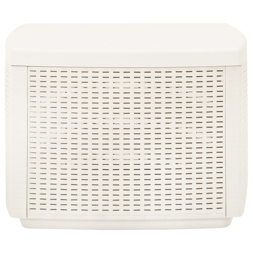 Tavolo da Giardino Bianco 53x53x40 cm in Plastica