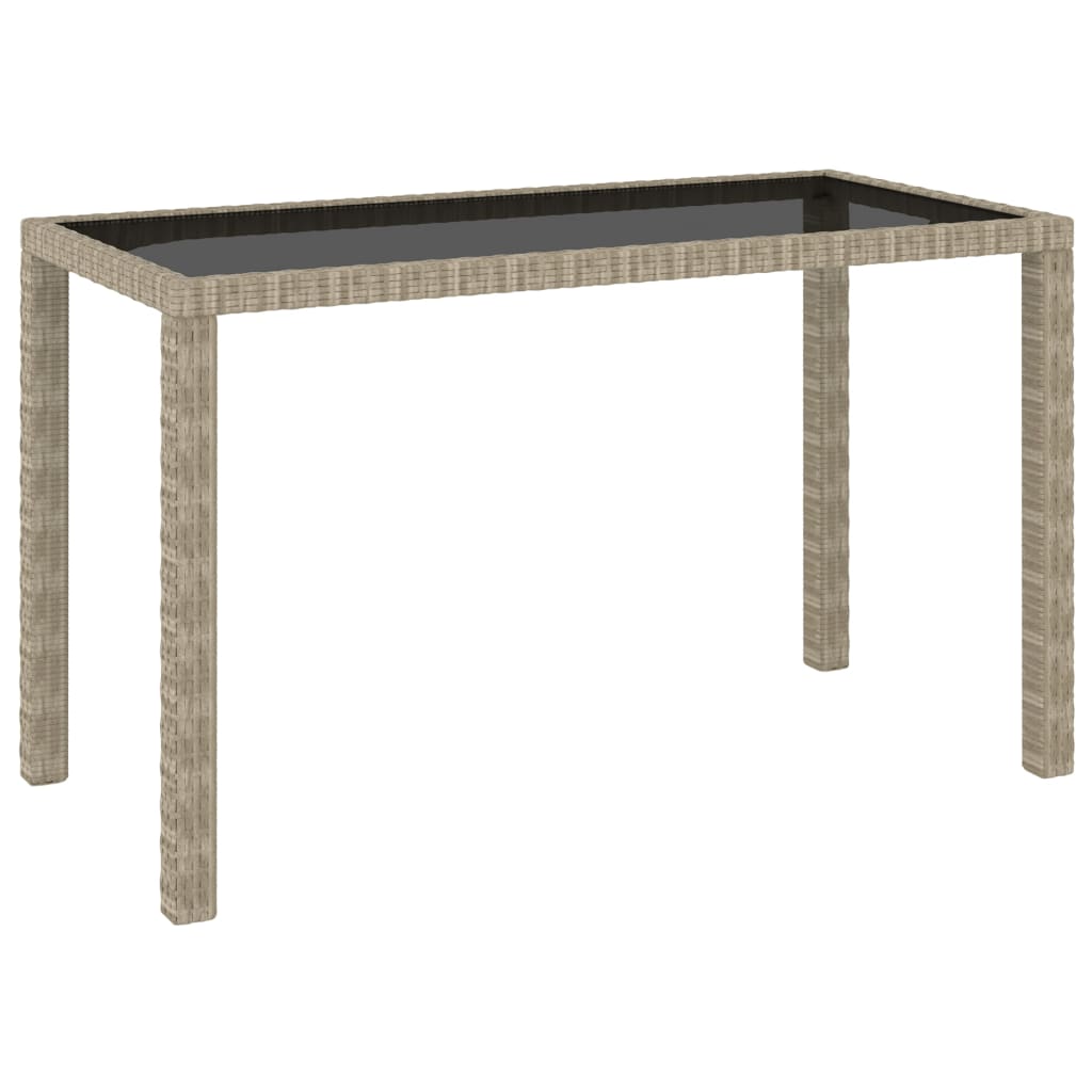 Set da Pranzo da Giardino 6 pz con Cuscini in Polyrattan Beige