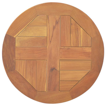 Piano Tavolo in Legno Massello di Teak Rotondo 2,5 cm 40 cm