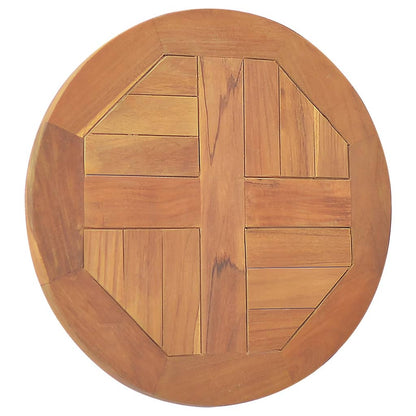 Piano Tavolo in Legno Massello di Teak Rotondo 2,5 cm 40 cm