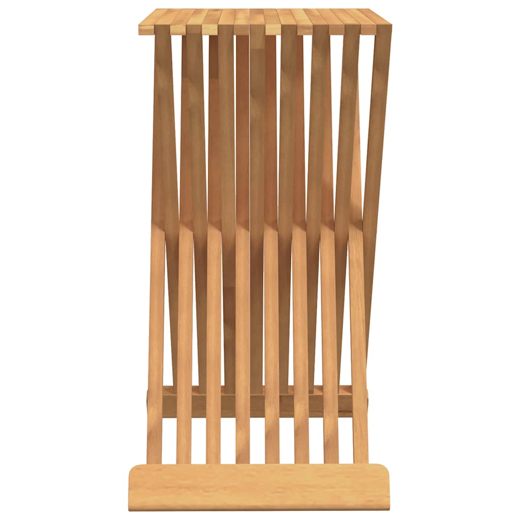 Sgabello Pieghevole 40x32,5x70 cm in Legno Massello di Teak