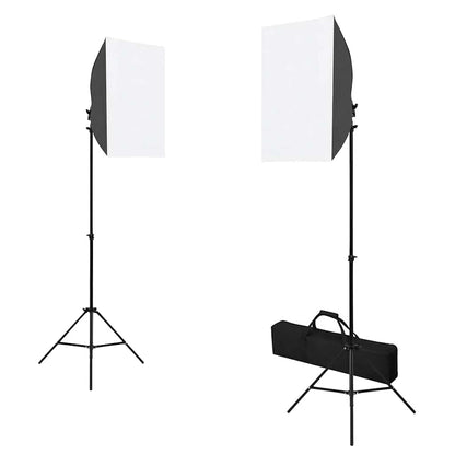 Kit per Studio Fotografico con Set Luci, Fondale e Riflettore