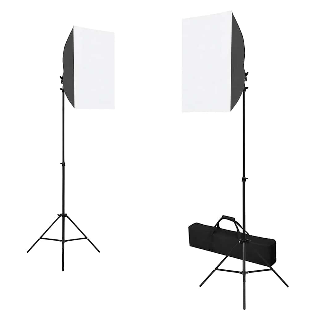 Kit per Studio Fotografico con Set Luci, Fondale e Riflettore