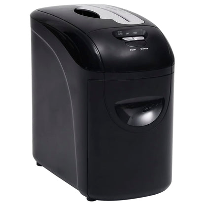 Tritadocumenti 10 Fogli Micro Taglio Nero