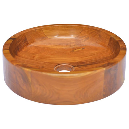 Lavabo in Legno Massello di Teak ?40x10 cm