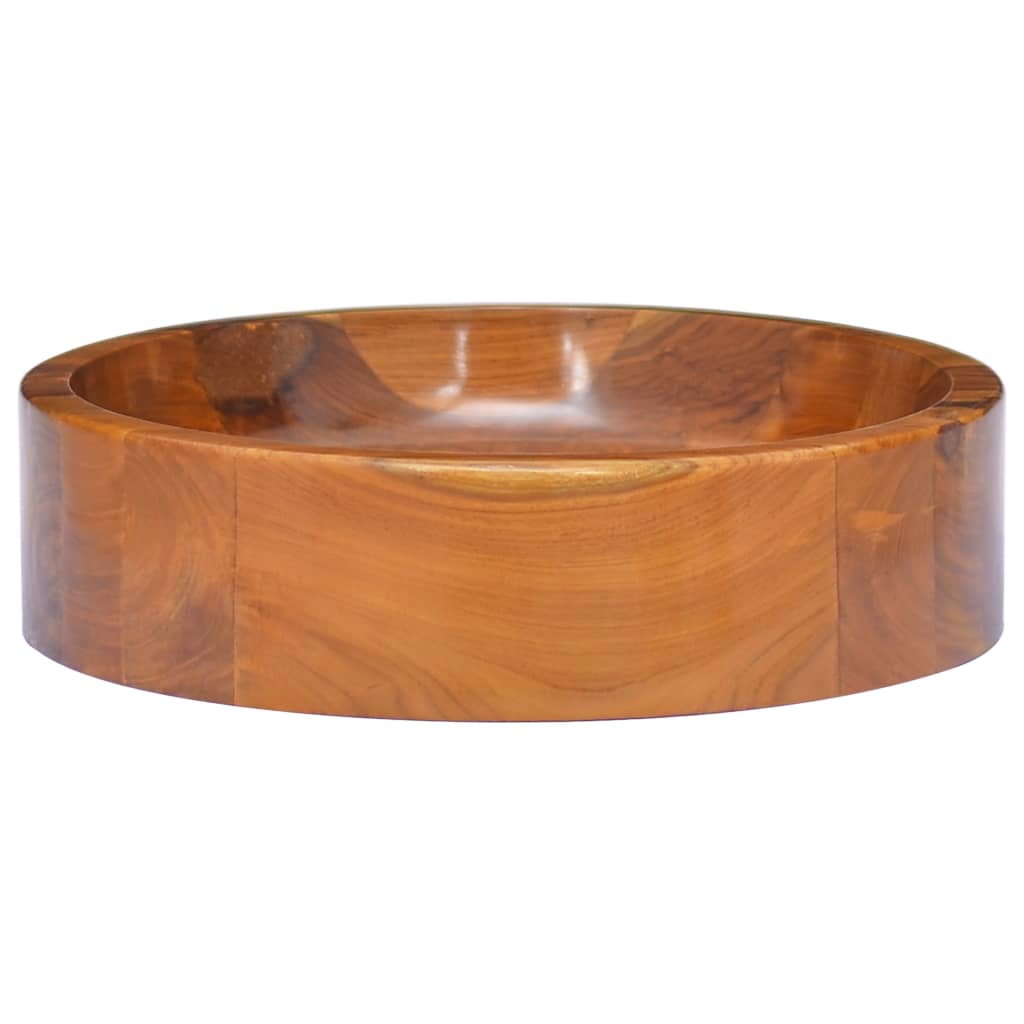 Lavabo in Legno Massello di Teak ?40x10 cm