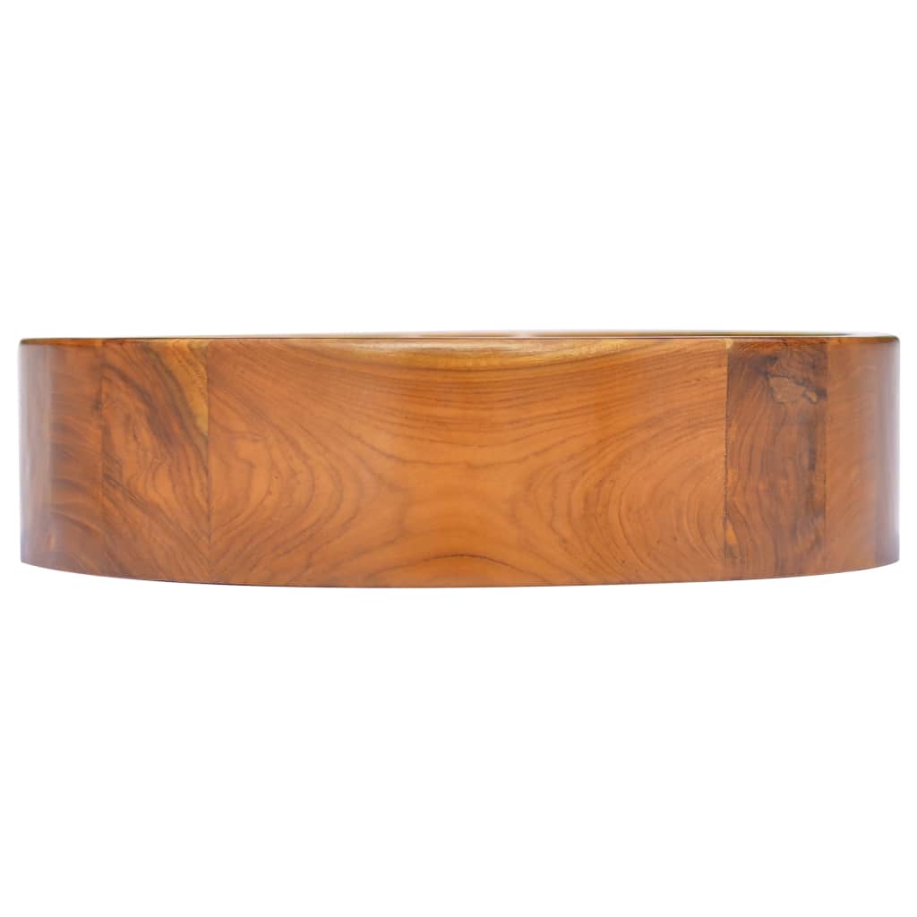 Lavabo in Legno Massello di Teak ?40x10 cm