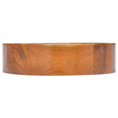 Lavabo in Legno Massello di Teak ?40x10 cm