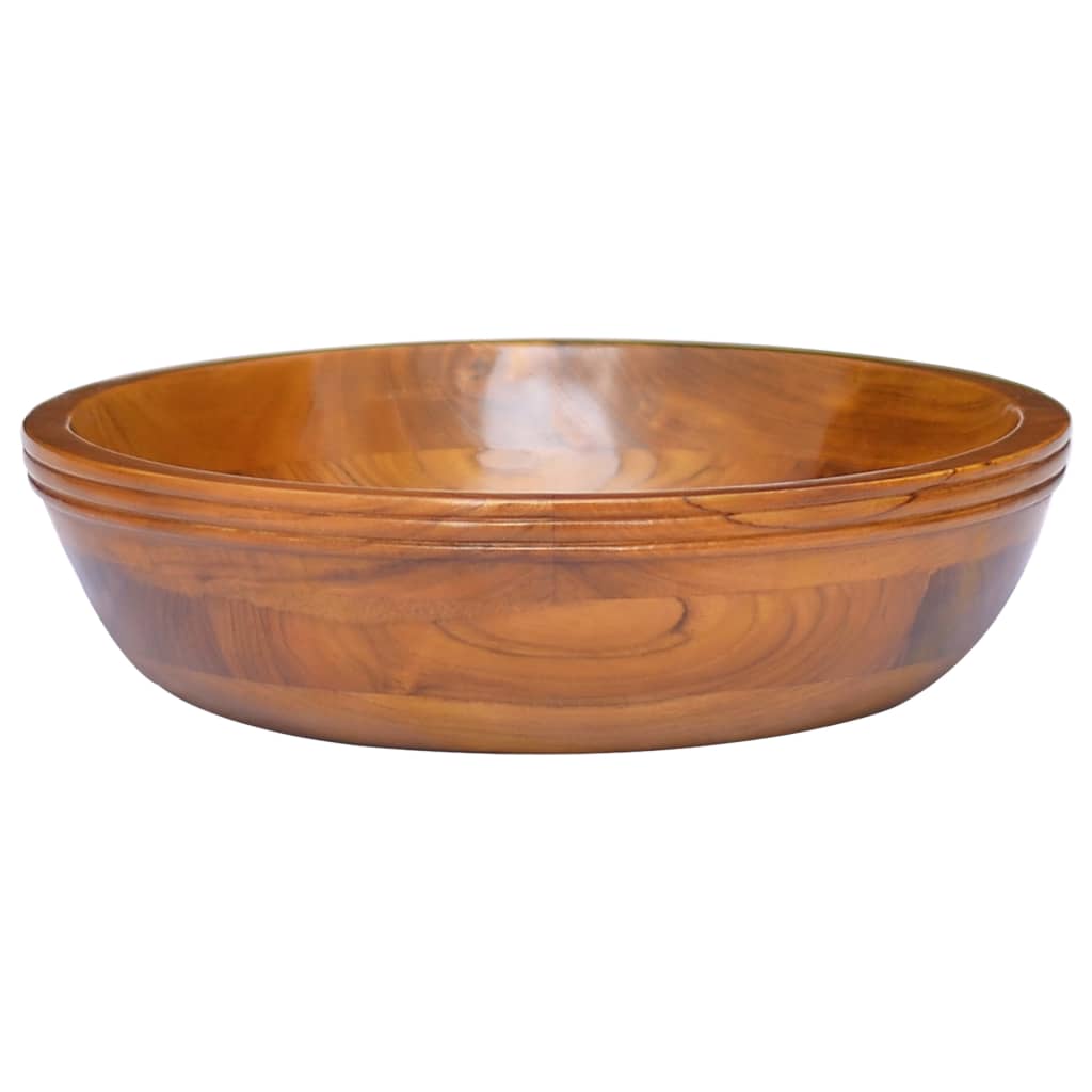 Lavabo in Legno Massello di Teak ?40x10 cm