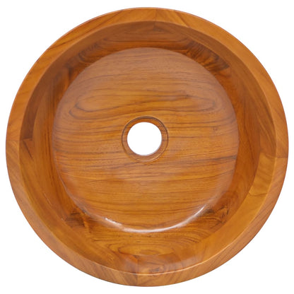 Lavabo in Legno Massello di Teak ?40x10 cm