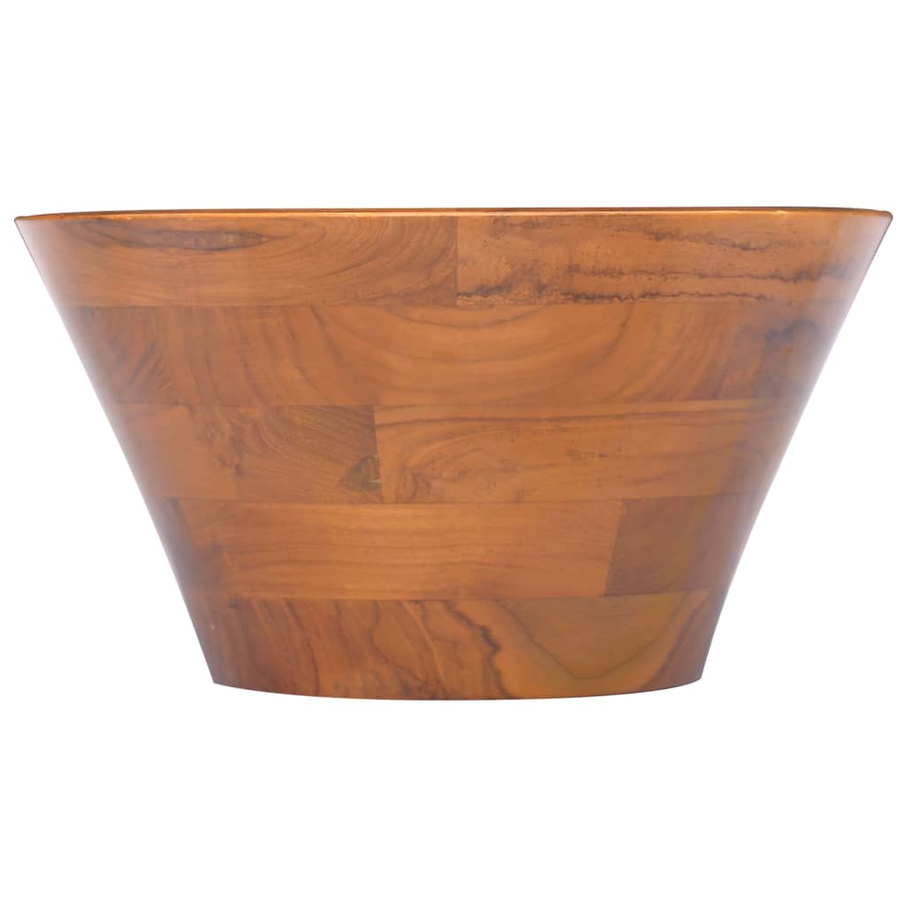 Lavabo in Legno Massello di Teak ?40x20 cm