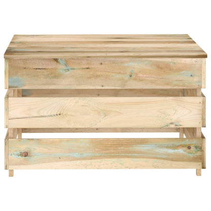 Tavoli da Giardino su Pallet 2 pz in Pino Impregnato