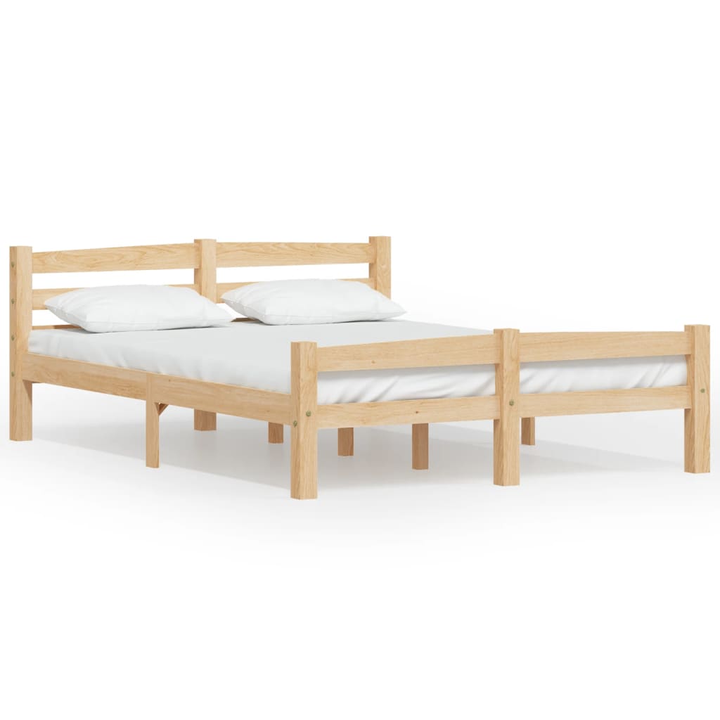 Giroletto senza Materasso 120x200 cm in Legno Massello di Pino