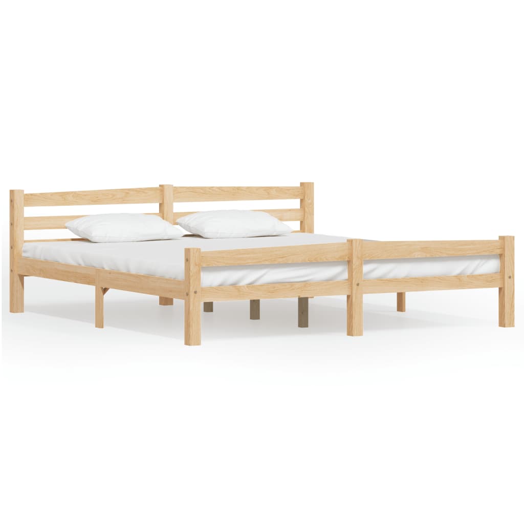 Giroletto senza Materasso 180x200 cm in Legno Massello di Pino