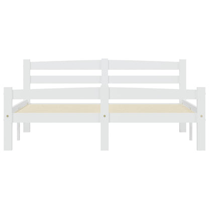 Dormeuse Estraibile senza Materasso Bianca Legno Pino 120x200cm