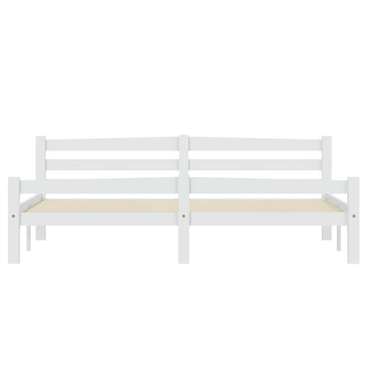 Giroletto senza Materasso Bianco 180x200 cm in Legno di Pino