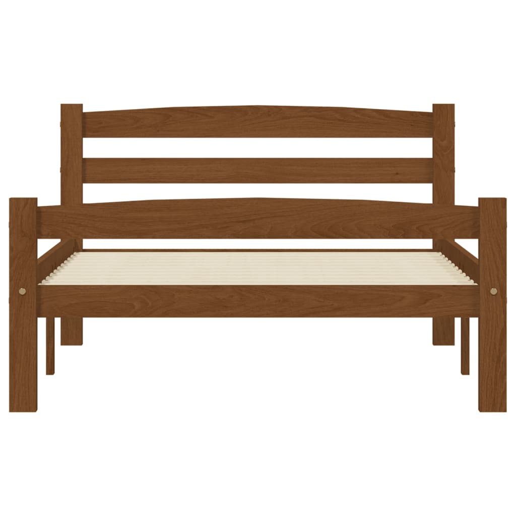 Giroletto senza Materaso Ambrato in Legno di Pino 100x200cm