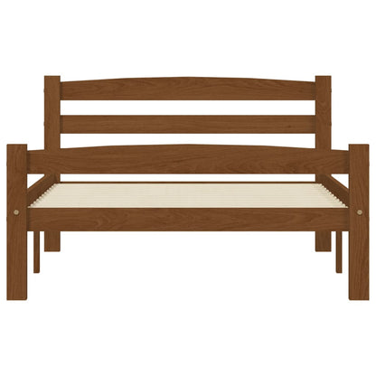 Giroletto senza Materaso Ambrato in Legno di Pino 100x200cm