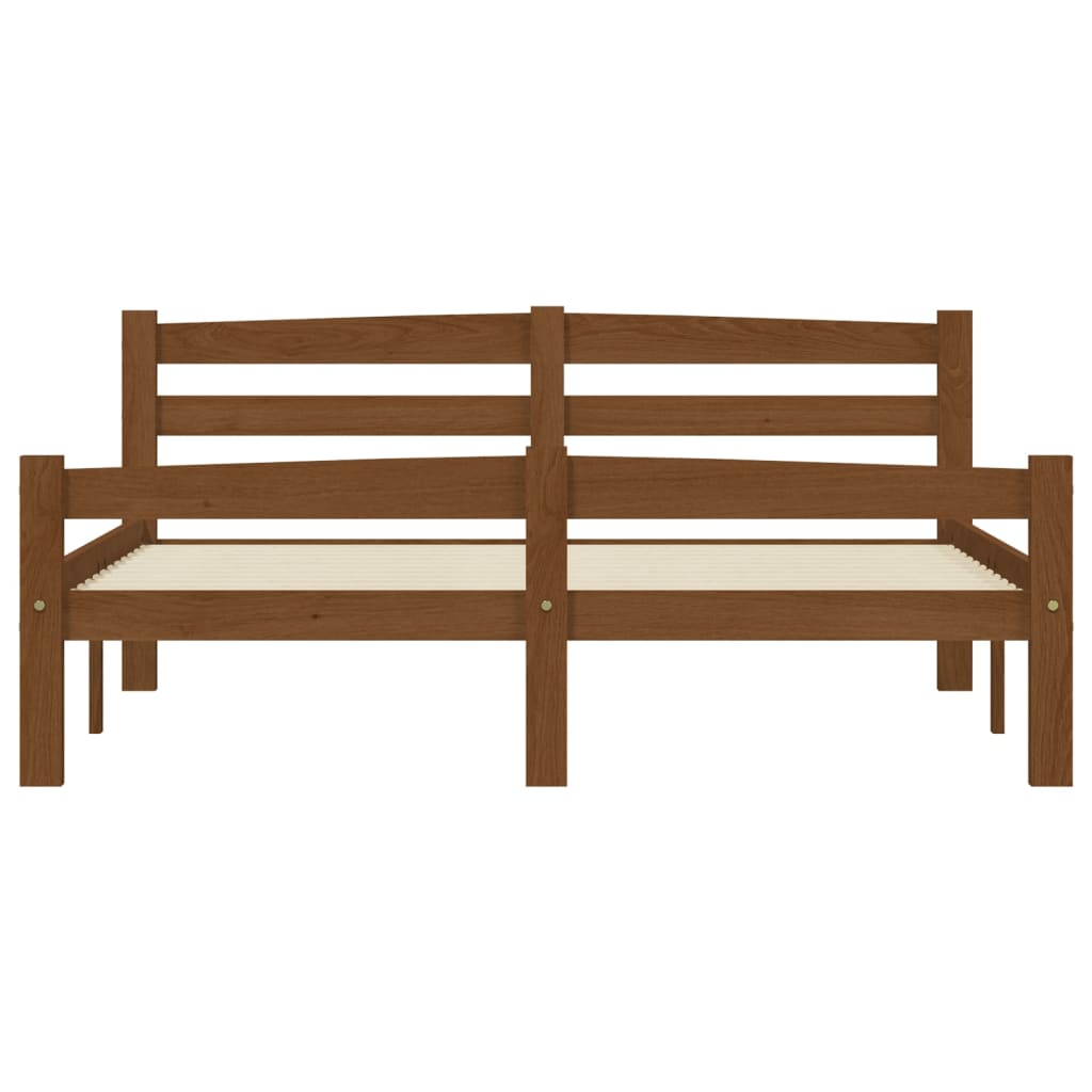 Giroletto senza Materaso Ambrato in Legno di Pino 120x200 cm