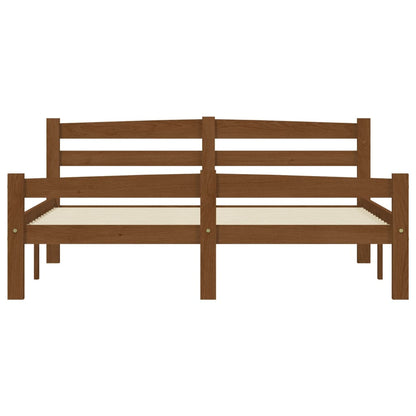 Giroletto senza Materaso Ambrato in Legno di Pino 120x200 cm