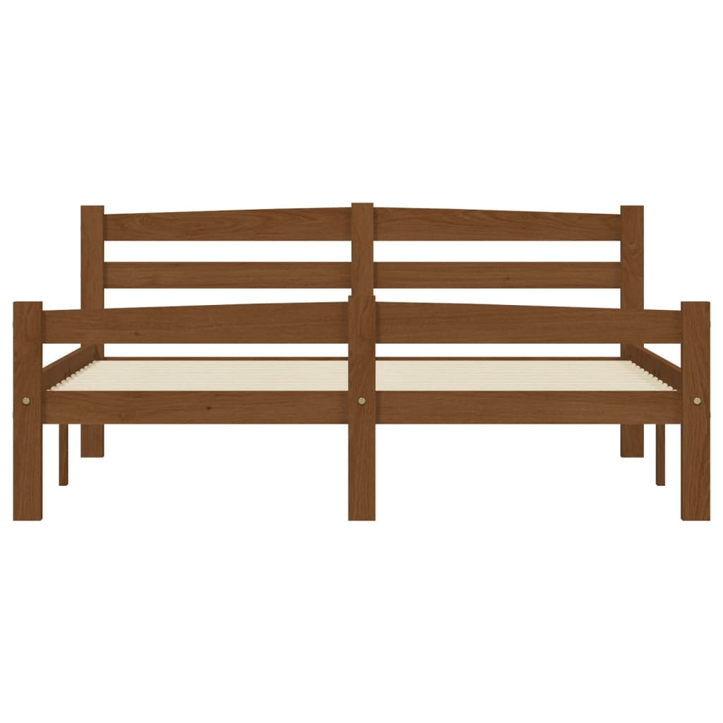 Giroletto senza Materaso Ambrato in Legno di Pino 140x200 cm