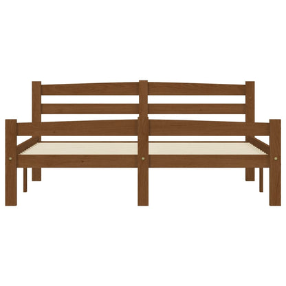 Giroletto senza Materaso Ambrato in Legno di Pino 140x200 cm