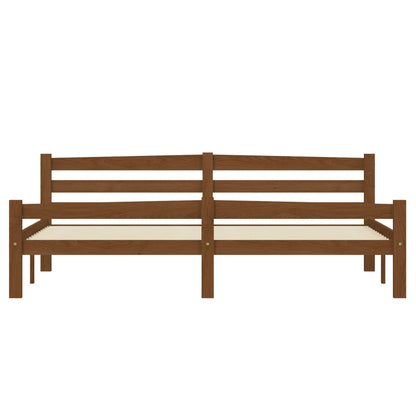 Giroletto senza Materasso Ambrato 180x200 cm in Legno di Pino