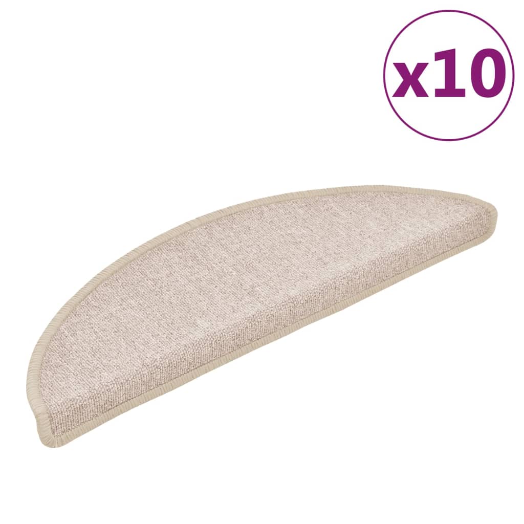 Tappetini per scale 10 pz 56x17x3 cm Talpa Semicircolari