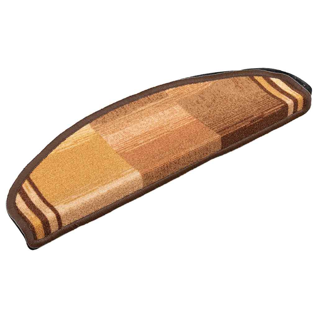 Tappetini per Scale Autoadesivi 10pz 65x21x4 cm Marroni