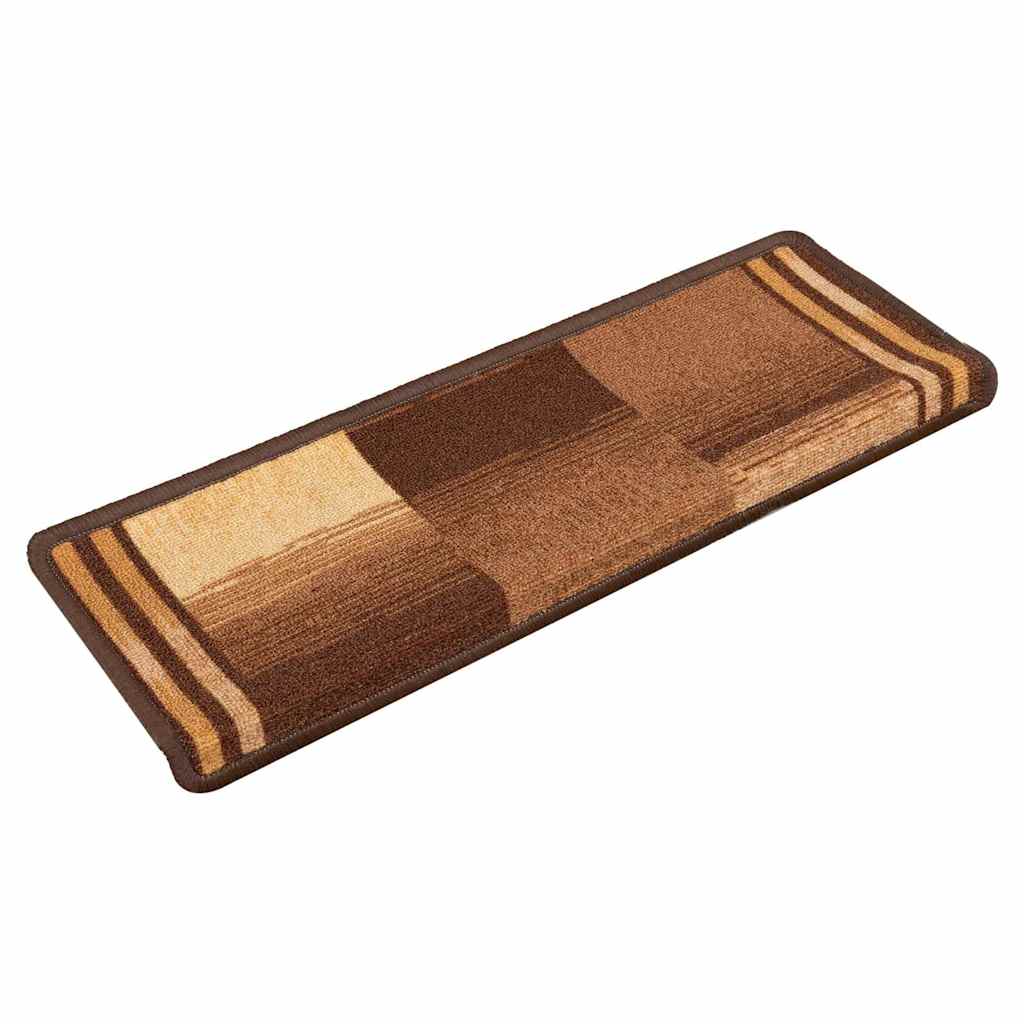 Tappetini per Scale Autoadesivi 10 pz 65x21x4 cm Marroni