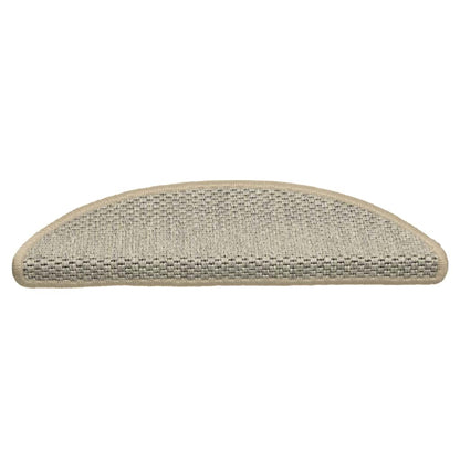 Tappeti Adesivi Scale Aspetto Sisal 15pz 56x17x3cm Verde Chiaro