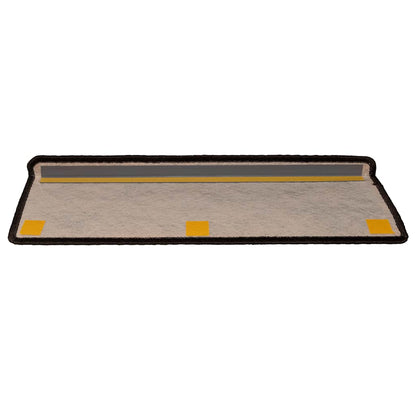 Tappeti Autoadesivi Scale Aspetto Sisal 15pz 65x21x4 Antracite