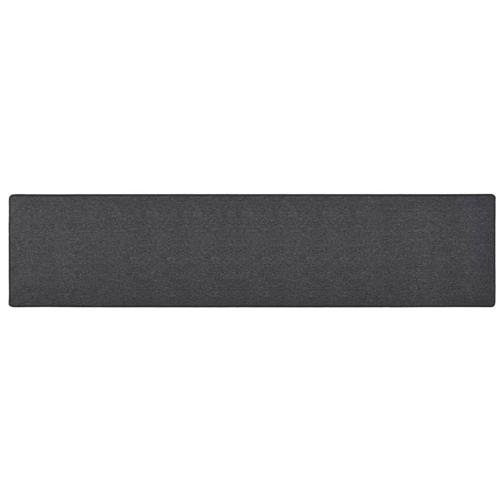 Tappeto Corsia Antracite 80x400 cm