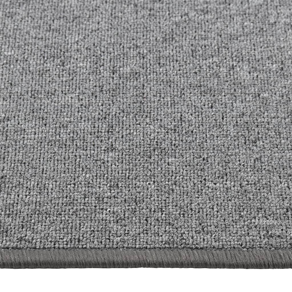 Tappeto Corsia Grigio Scuro 80x300 cm
