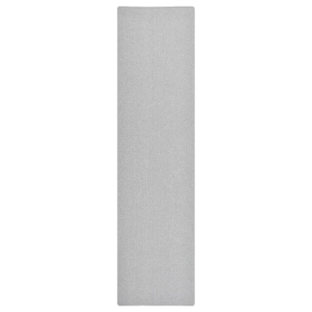 Tappeto Corsia Grigio Chiaro 80x300 cm