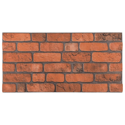 Pannelli Murali 3D con Design a Mattoni Terracotta 10 pz EPS
