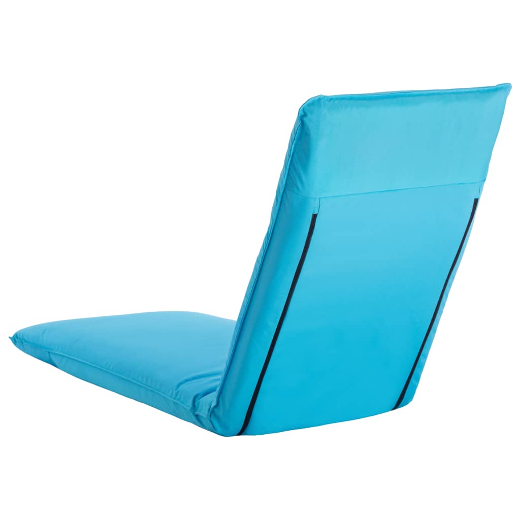 Lettino Prendisole Pieghevole in Tessuto Oxford Blu