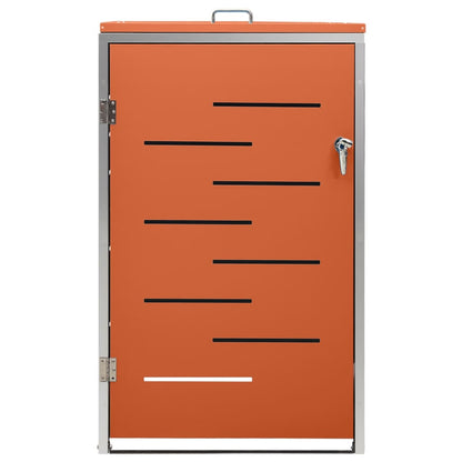 Copribidone per Spazzatura Singolo 69x77,5x112,5cm Acciaio Inox