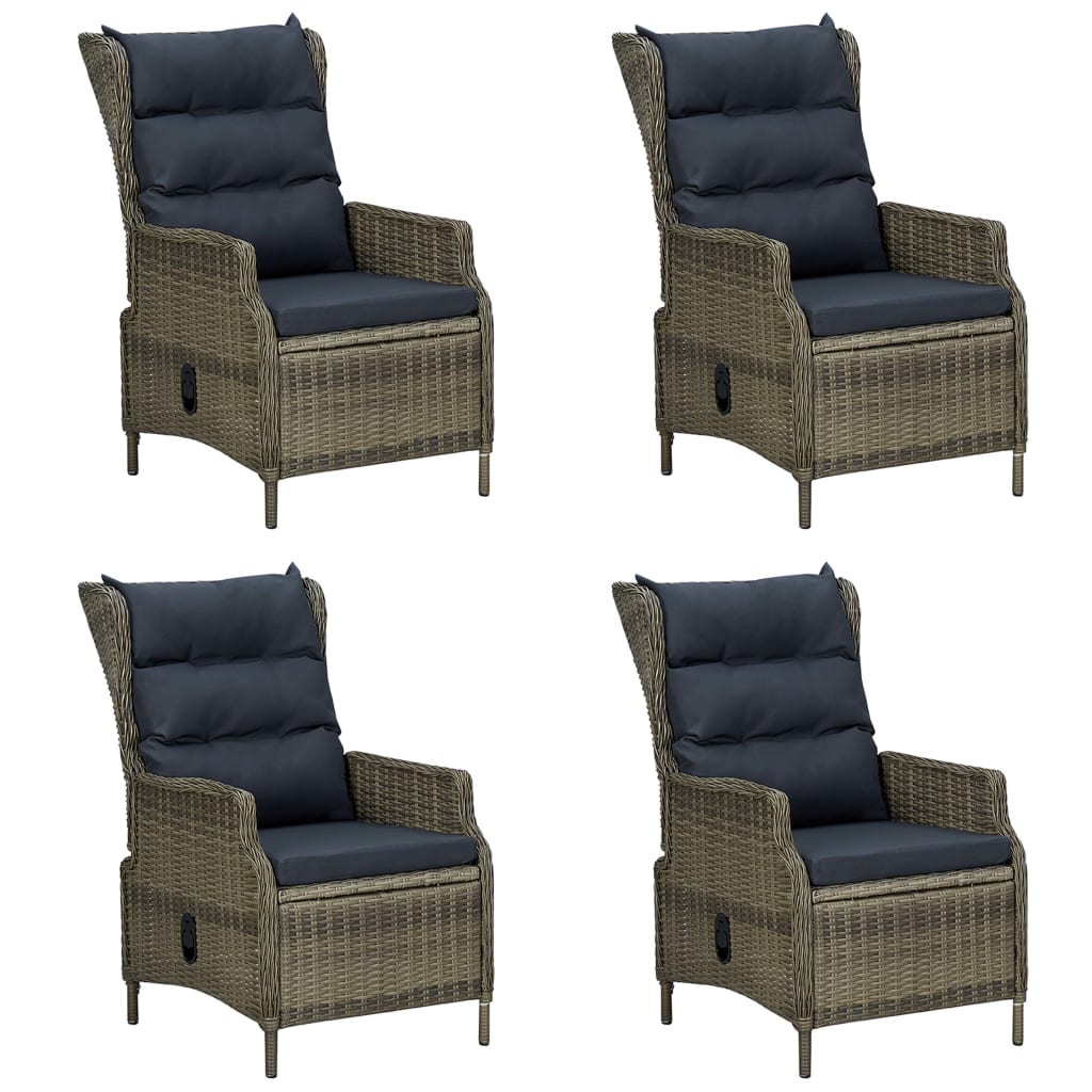 Set Mobili da Pranzo per Giardino 5 pz Marrone