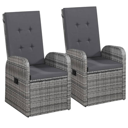 Set Mobili da Pranzo per Giardino 3 pz Grigio