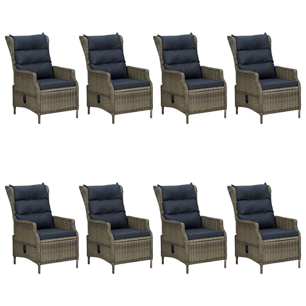 Set da Pranzo da Giardino 9 pz Marrone