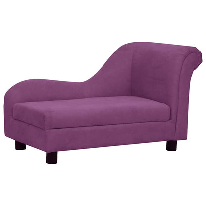 Divano per Cani con Cuscino Borgogna 83x44x44 cm in Peluche