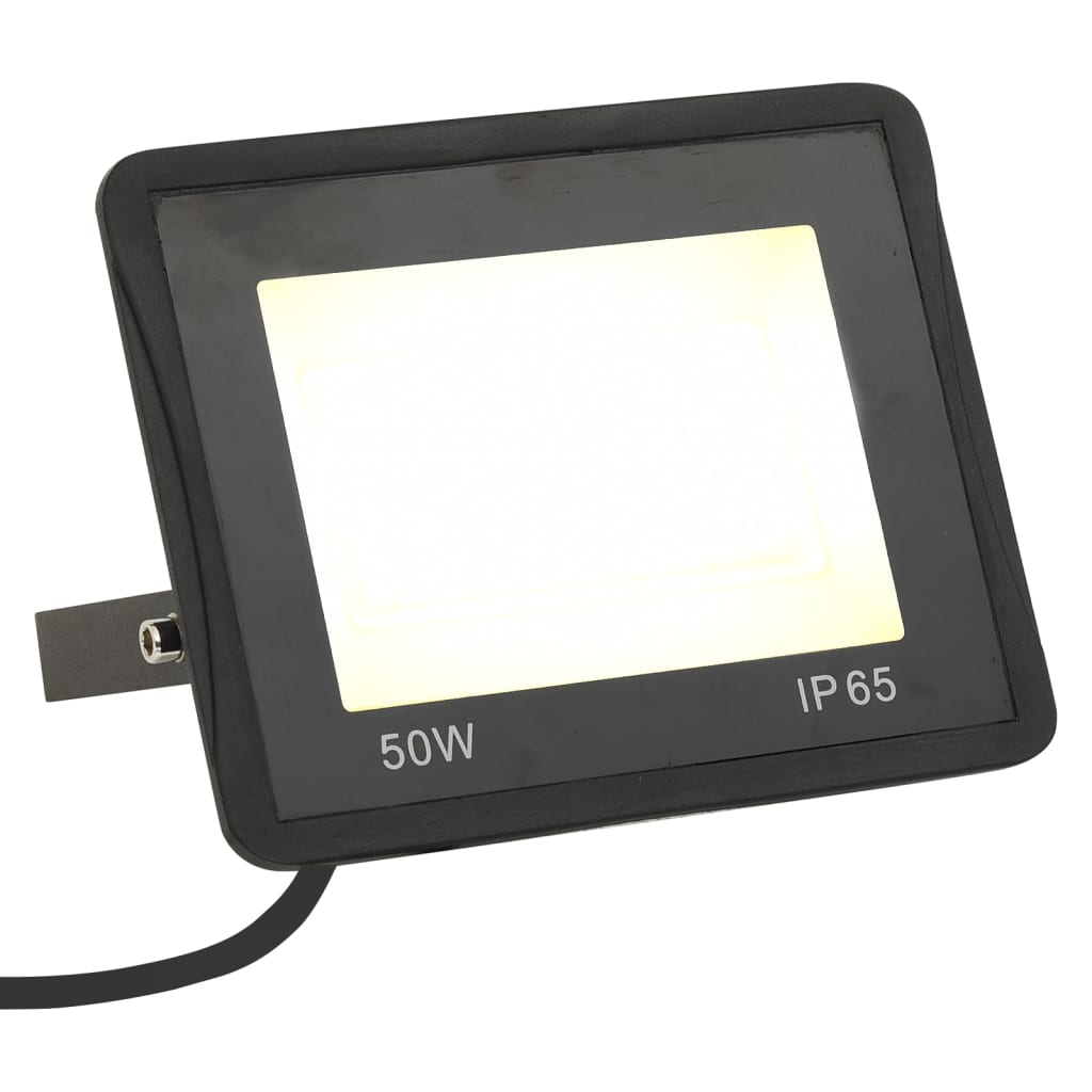 Faretti a LED 2 pz 50 W Bianco Caldo