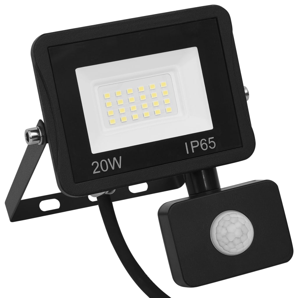 Faretto a LED con Sensore 20 W Bianco Freddo