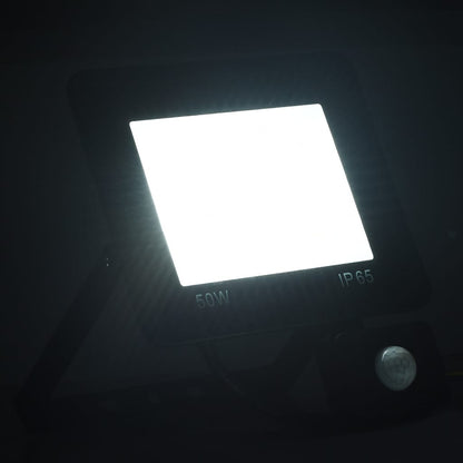 Faretto a LED con Sensore 50 W Bianco Freddo