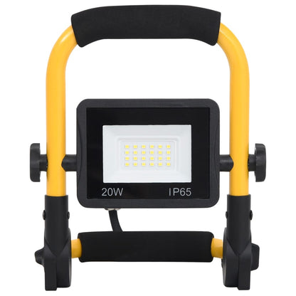 Faretto a LED con Maniglia 20 W Bianco Freddo