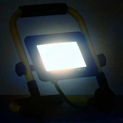 Faretto a LED con Maniglia 30 W Bianco Freddo
