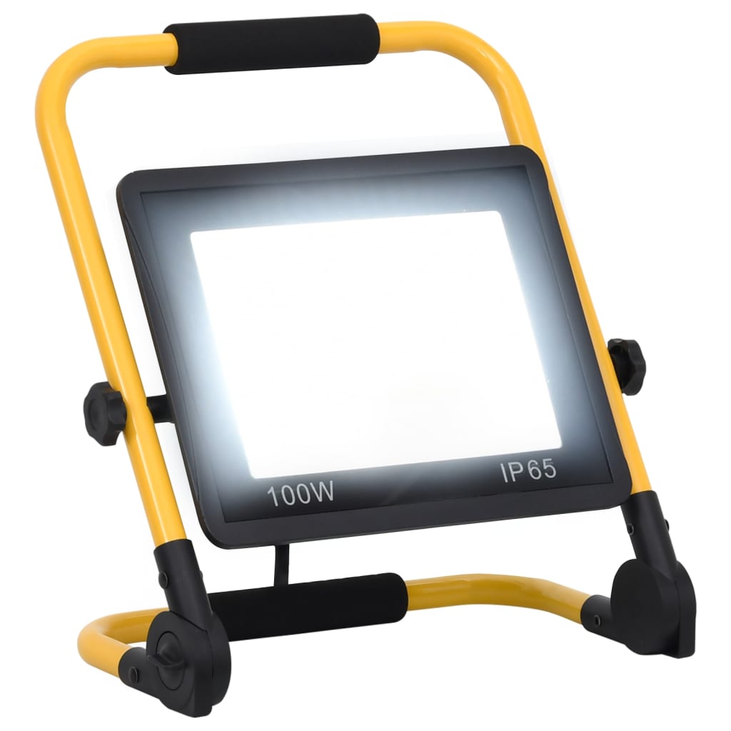 Faretto a LED con Maniglia 100 W Bianco Freddo