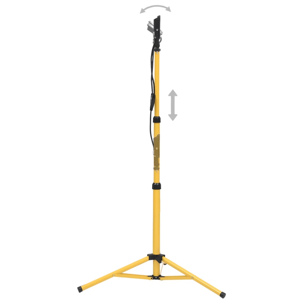 Faretto a LED con Treppiede 2x30 W Bianco Caldo