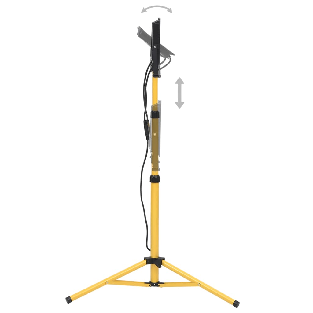 Faretto a LED con Treppiede 2x100 W Bianco Caldo
